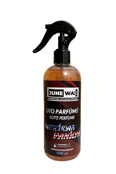 JUNE WAX American Vanilya 400 ml Lüks Araç Oto Kokusu ve Ferahlatıcı Ortam Ko...
