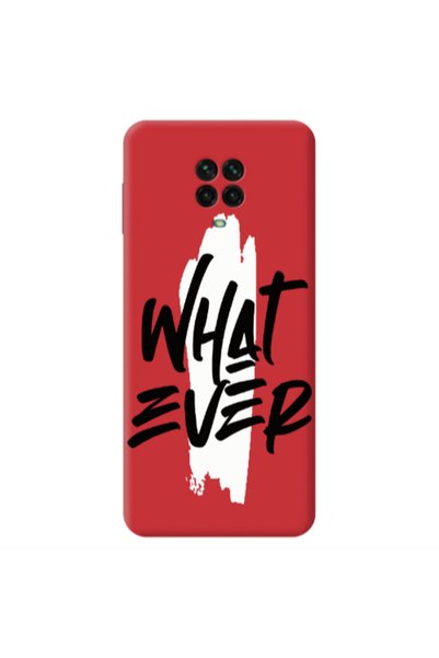 Other Xiaomi Redmi Note 9 Pro What Ever Red Colored Silicone TPU Θήκη