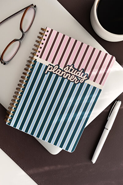 PAPERORA A5 Spiral Study Notebook Exam Preparation Tracking Agenda Yks Tyt Kp...