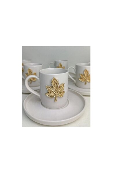 VERONY 2-Piece Leaf Figured Porcelain Coffee Cup 3888