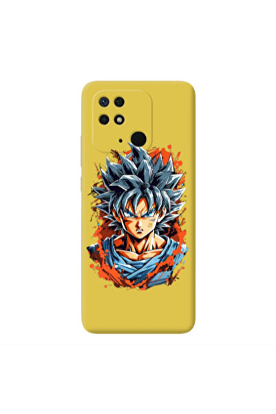 Other Xiaomi Redmi 10C Anime Goku Yellow Colored Silicone TPU Θήκη