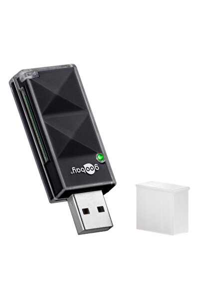 goobay card reader 95682 για SD κάρτα μνήμης, 480 Mbps, μαύρο