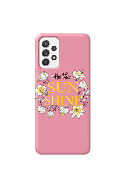 Other Samsung A23 Sun Shine Pink Colored Silicone TPU Θήκη