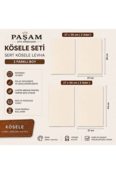 Paşam Oto Aksesuar ORJİNAL KÖSELE PASPAS ( UZUN-KISA )