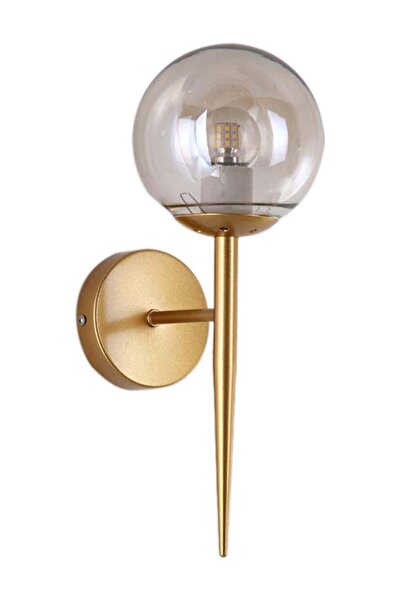 Beauenty Modern Style LED Wall Light Gold/Clear 13 x 34cm