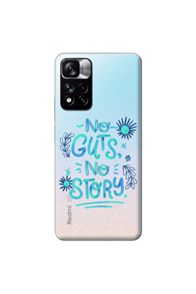 Other Xiaomi Redmi Note 11 Pro 5G No guts no story Transparent Silicone TPU Θήκη