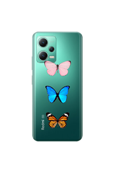 Other Xiaomi Redmi Note 12 Pro Plus 5G Triple Butterfly Transparent Silicone ...