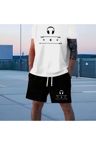 ZEMLİYA Sara Unisex Oversize Shorts Set Short Sleeve T-Shirt Comfortable Fit ...