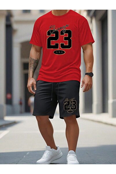 ZEMLİYA Sara Unisex Oversize Shorts Set Short Sleeve T-Shirt Comfortable Fit ...