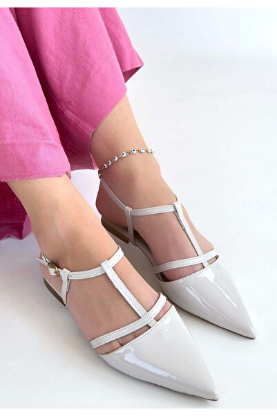 Generic Brand Canca Ten Patent Leather Ballerina Shoes