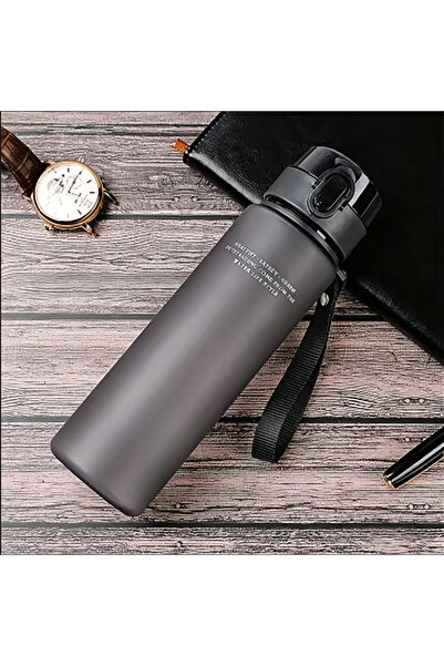 Choice6 400ml Grey Leak Proof Sports Water Bottle High Quality Tour Hiking Po...