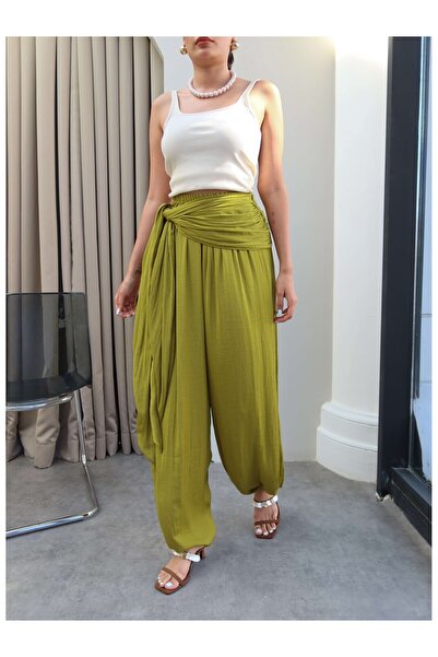 ESRAHELVACI Shalwar Trousers with Tie-Up Detail