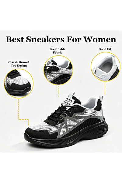 SOSENFER Women's Walking Style Shoes Versatile and Breathable Everyday Essent...