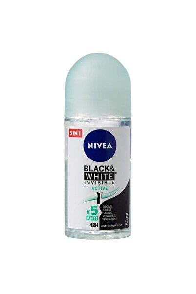 NIVEA Antiperspirant Roll-On, Nivea, 50 ml Invisible Bw Active