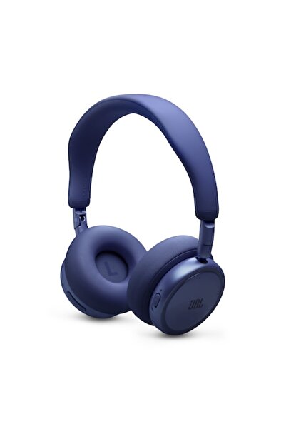 JBL Căști wireless LIVE 680NC on-ear, cu anulare adaptivă a zgomotului, albastre