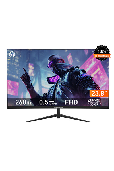 GAMEBOOSTER GB-24M1F260CFMR 23.8'' 260Hz 0.5ms (Hdmı+Dp Hdr) Va Panel Full Hd...