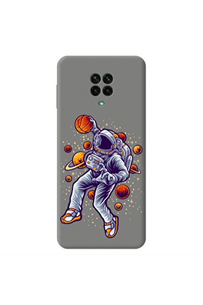 Other Xiaomi Redmi Note 9 Pro Space Basketball Grey Colored Silicone TPU Θήκη