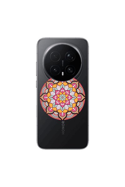 Other Honor Magic 8 Lite Pro Mandala D103 Transparent Silicone TPU Θήκη