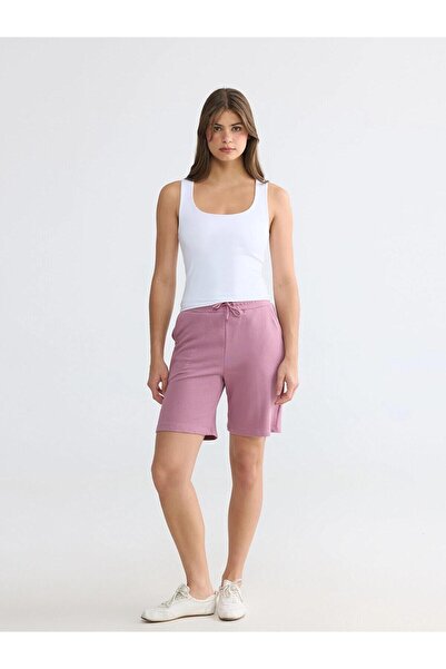 LC Waikiki Elastic Waist Women's Shorts (S6)