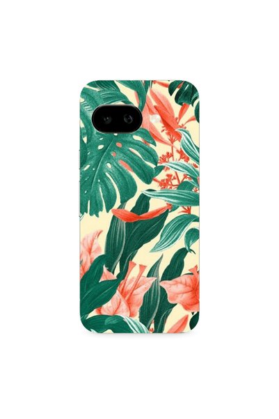 Other Google PIXEL 9A Tropic Laves Transparent Silicone TPU Θήκη