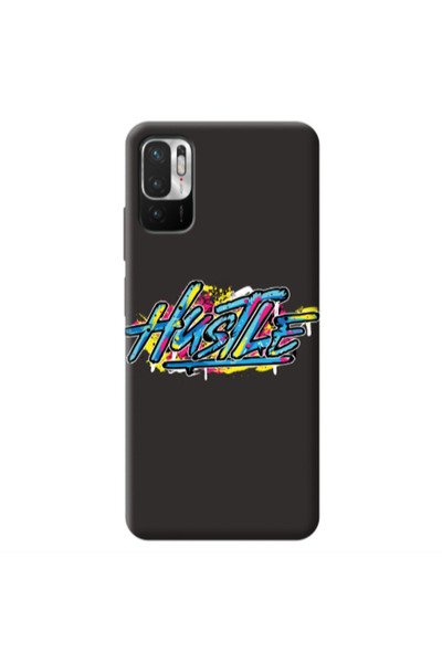 Other Xiaomi Redmi Note 10 Pro 5G Hustle Black Colored Silicone TPU Θήκη