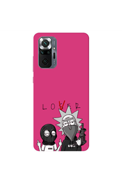 Other Xiaomi Redmi Note 10 Pro 4G Rick Loser Fuchsia Colored Silicone TPU Θήκη