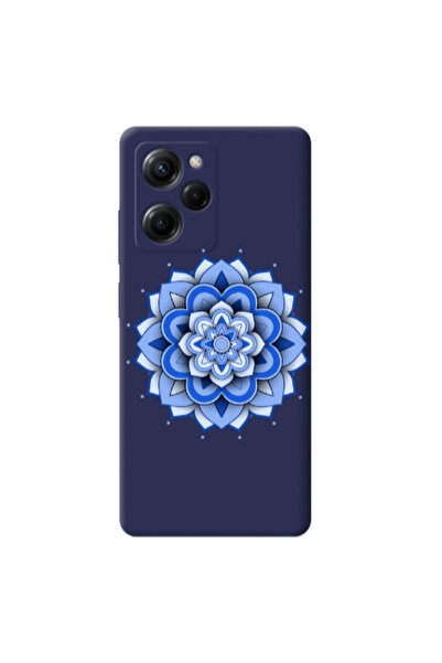 Other Xiaomi Poco X5 Pro Manadala D9 Dark blue Colored Silicone TPU Θήκη
