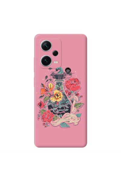 Other Xiaomi Poco X5 Magic vase Pink Colored Silicone TPU Θήκη