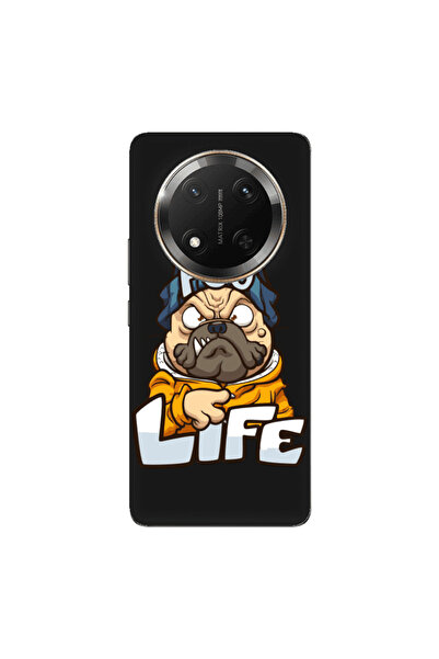 Other Honor Magic 7 Lite Pug Life 2 Black Colored Silicone TPU Θήκη
