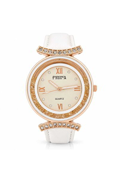 Watch Ceas pentru femei, Casual Francesca di Geneva, Alb, FF359