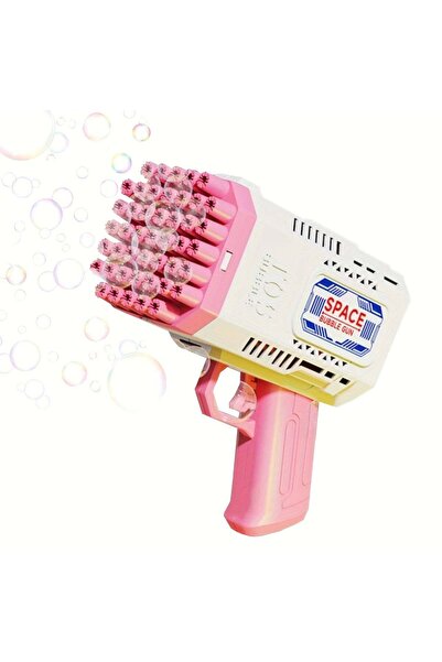 PLAYZO Portable Automatic Bubble Gun- 45-Hole Handheld Bubble Machine