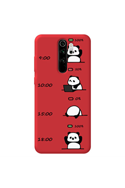Other Xiaomi Redmi Note 8 Pro My situation at work Red Colored Silicone TPU Θήκη