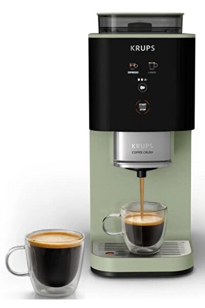Krups Espressor SA401LE0 Coffee Crush, 15 bari, 1370W, culoare Fistic, lățime...