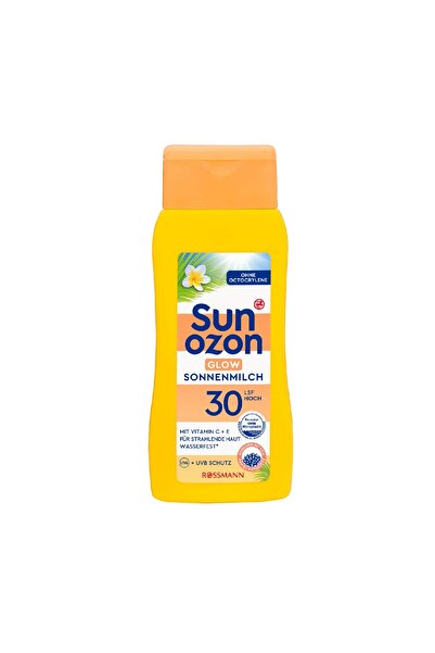 SunOzon Sun Milk Spf 30 Glow Radiant Sun Lotion 200 ml Sensitive Skin