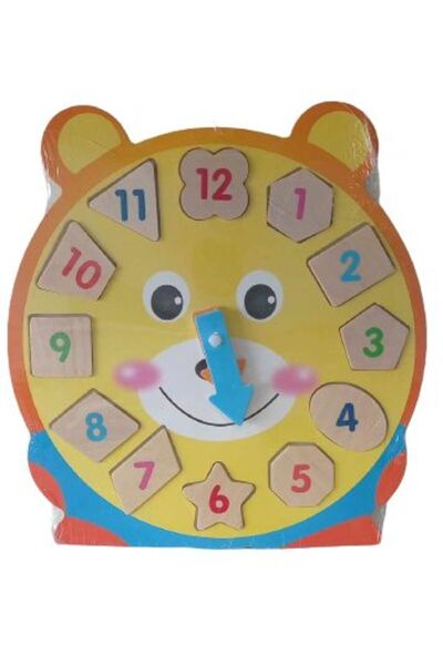 Blue Toys Ξύλινο Ρολόι Παζλ (MKM761404)