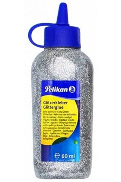Pelikan Κόλλα με γκλίτερ 60ml Ασημί (300285)