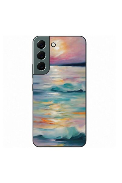 OEM Θήκη συμβατή με Samsung Galaxy S22 από σιλικόνη gel TPU με σχέδιο ακουαρέ...
