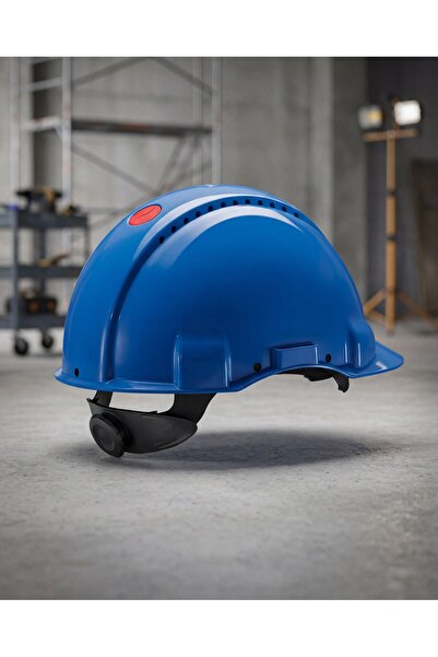 gebze iş güvenliği 3m G3000 Blue Helmet Adjustable