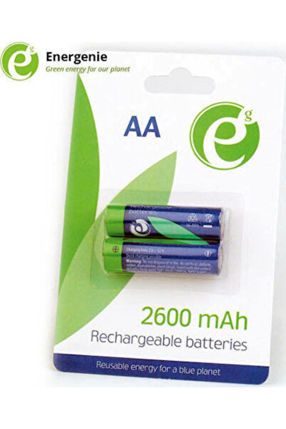 Energenie Επαναφορτιζόμενη Μπαταρία AA Ni-MH 2600mAh 1.2V 2 τεμάχια