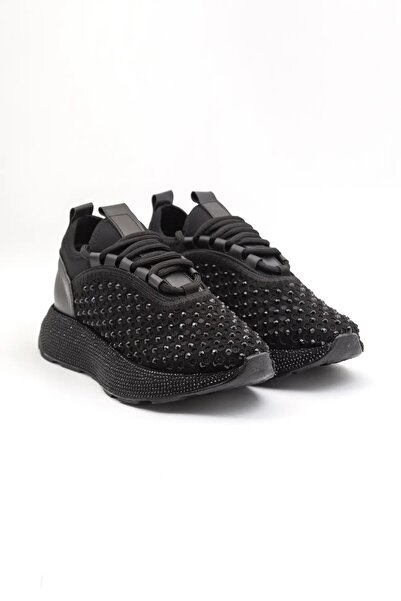 kajal ayakkabı Ljn 01126 Stoned Lace-Up Sports Shoes