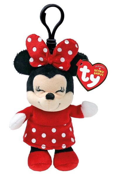 TY Beanie Babies Αφράτο Μπρελόκ Disney Μίνι Μάους 8,5 εκ. (1607-34012)