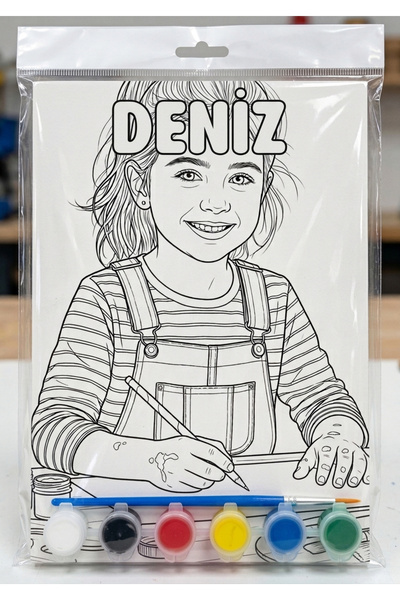 degdesign Kişiye Özel Ahşap Boyama Tablosu 20x30 cm (Çerçevesiz)