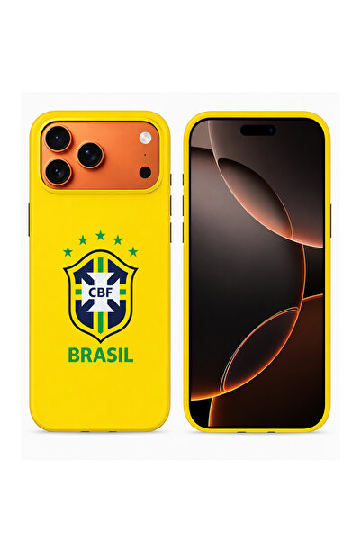 Lacoz Football Theme Brazil Team Logo Printed Slim Fit Anti-Scratch Back Case...