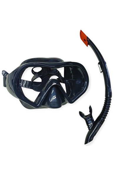 atastore2017 Star Diving Black Diving Mask and Snorkel Adult - 51723 (Lisinya)
