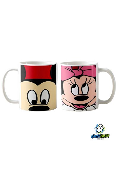 Ghostbastır Design Mickey and Minnie Mug Cup |   Single Piece K0315