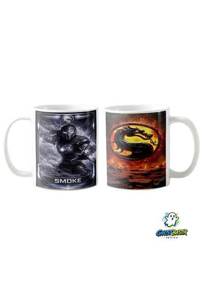 Ghostbastır Design كوب مورتال كومبات سموك |   قطعة واحدة K0343