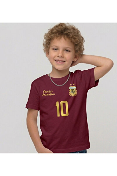 COHERENT Tricou pentru copii, unisex, ARGENTINA, cu imprimeu personalizat, su...
