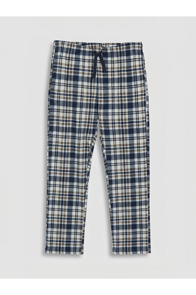 LC Waikiki I Standart Fit Checkered Embroidered Men's Pajama Bottoms from Fre...