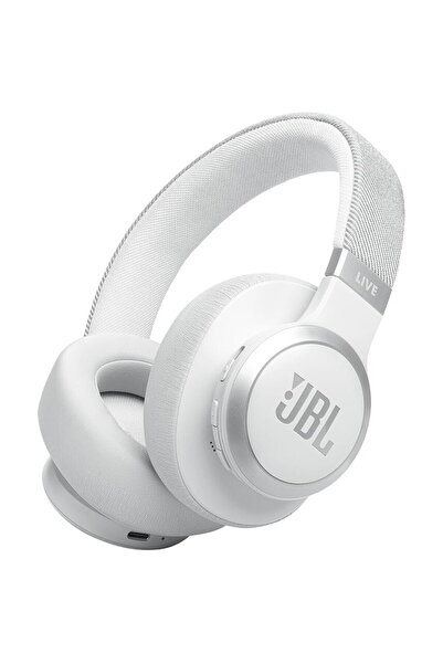 JBL LIVE 770NC, Autonomie 65 ore, Bluetooth 5.3, Alb