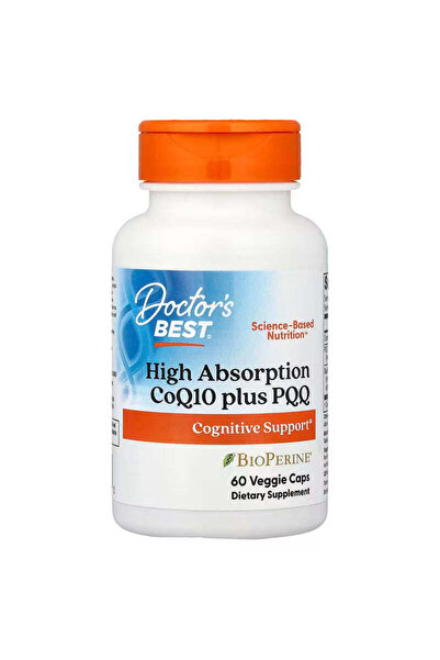Doctor's Best High Absorption Coenzyme Ubiquinone Coq10 Plus Pqq Brain & Cogn...